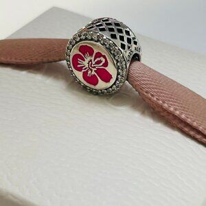 Pandora Hawaii Flowers Bead Charm Pendant